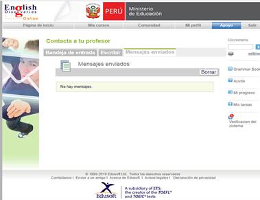 Opción para salir del sistema