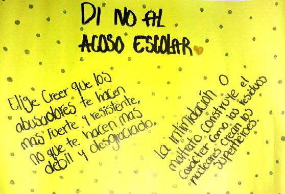 Diseños creativos del bullying.